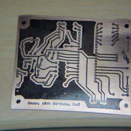 An image of a custom printed circuit board