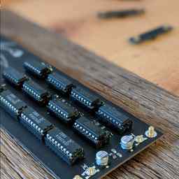 A circuit with analog integrated circuits